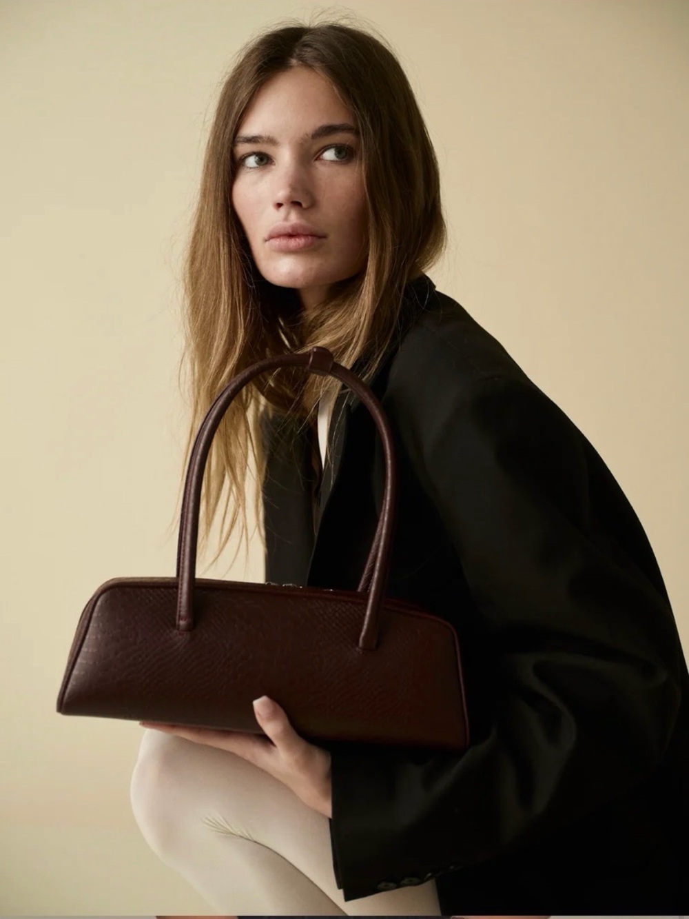 FREJA - Mercer Bag Berry Croc